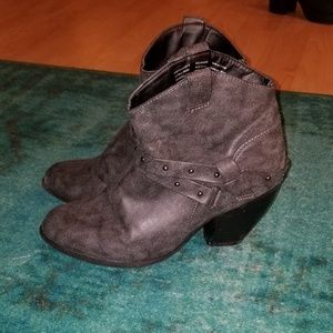 Faded Glory cowgirl ankle boots